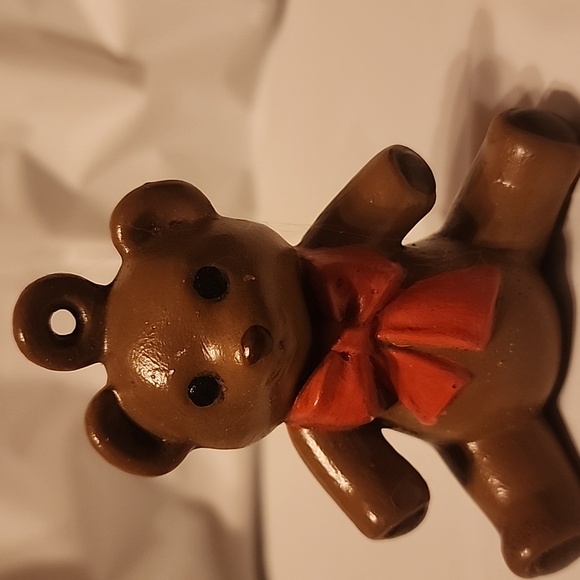 Festive Ornament Trio - Bear, House, and Snowman - Picture 2 of 9